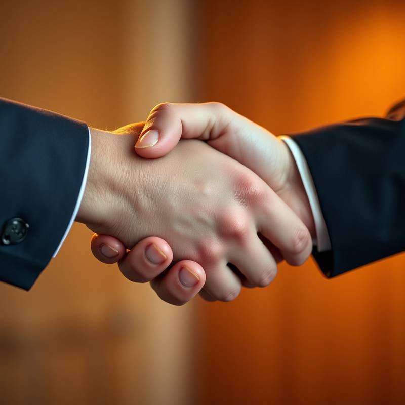 Handshake symbolizing a guarantee
